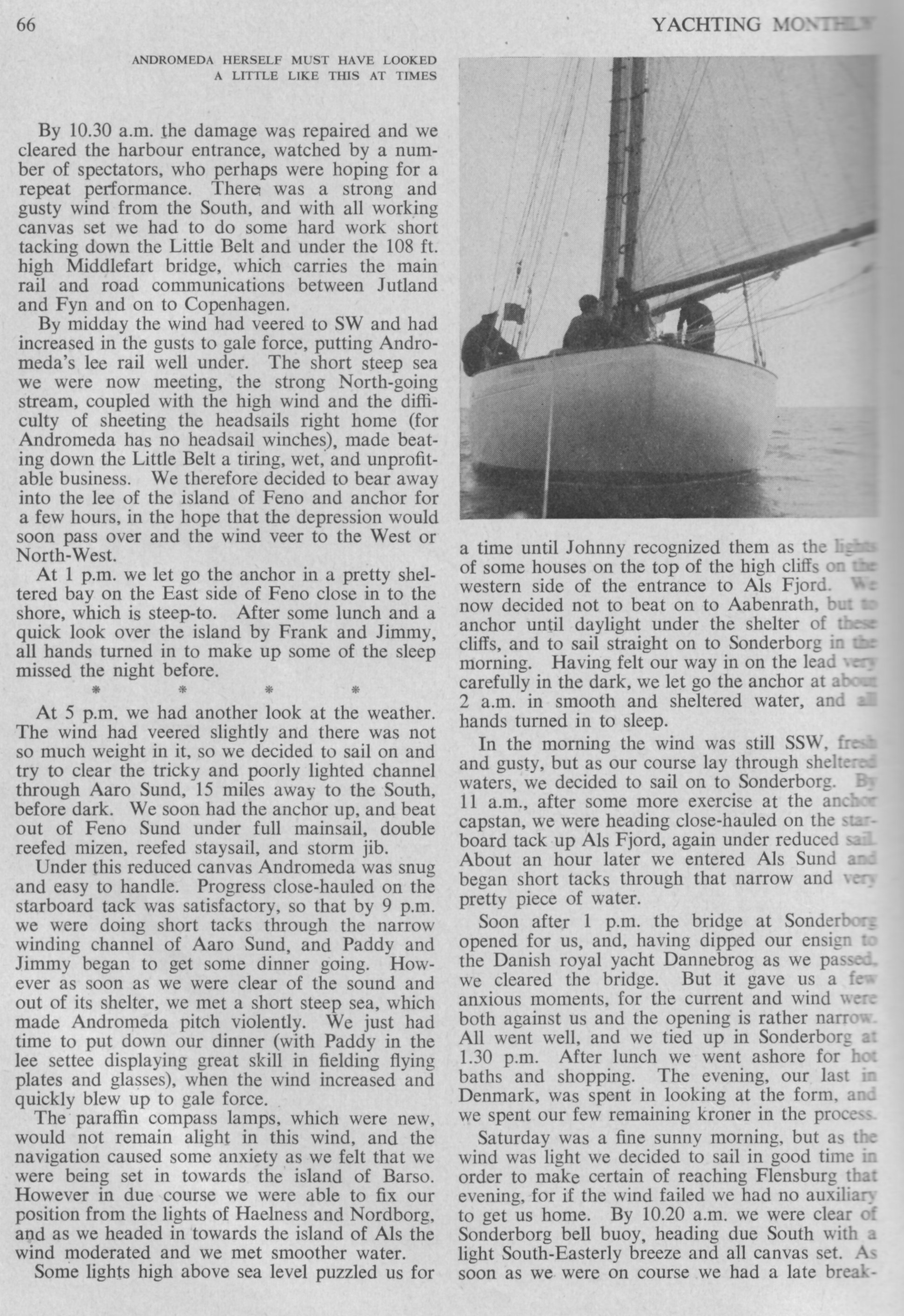 Yachting Monthly 1952 ANDROMEDAR 4